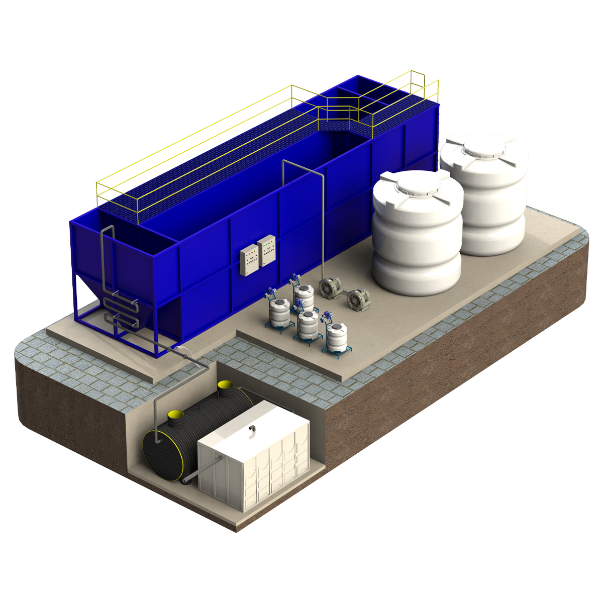 Wastewater treatment package