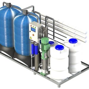 دستگاه تصفیه آب صنعتی 450 متر مکعب