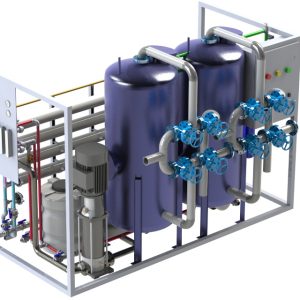 دستگاه تصفیه آب صنعتی 500 متر مکعب