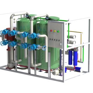 دستگاه تصفیه آب صنعتی 700 متر مکعب