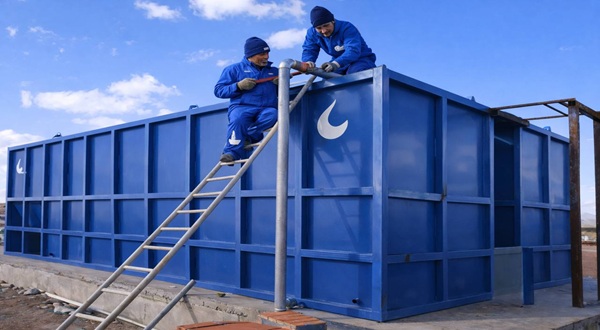 پکیج تصفیه فاضلاب فلزی