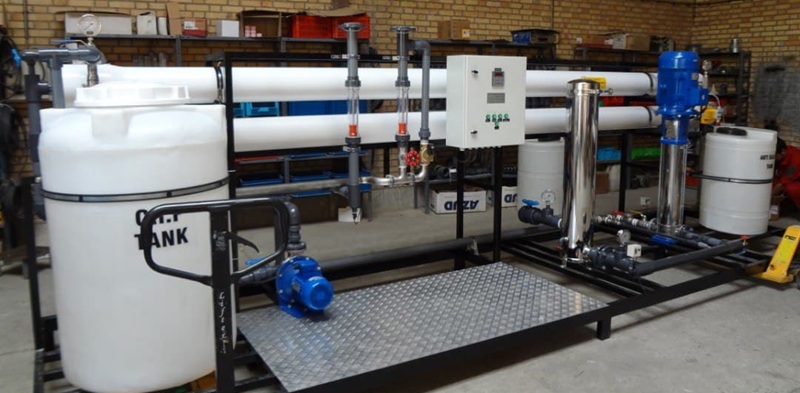 ساختار کلی دستگاه تصفیه آب صنعتی